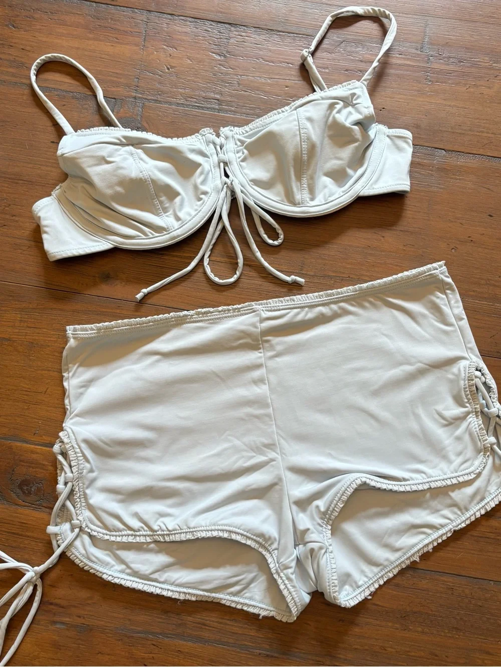 Frankie’s bikinis new moon ruffle bikini set